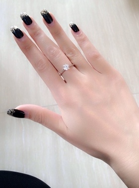 【亦许家】韩国进口女克拉婚戒