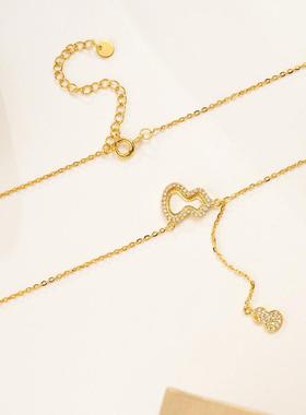 言德珠宝满钻葫芦套链言德金包银NGTC证书·深检证书