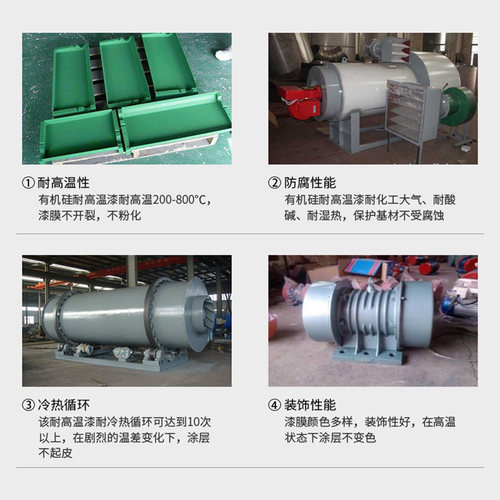 上工牌锅炉烟囱耐高温耐热漆暖气片专用防锈防腐漆银粉油漆有机硅 - 图1