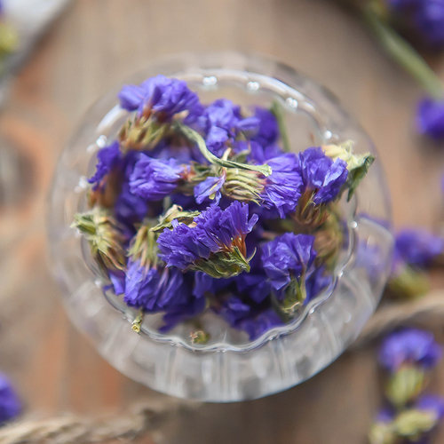 勿忘我花500g勿忘我干花另有玫瑰花茶菊花茉莉花月季花茶花草茶叶 - 图0
