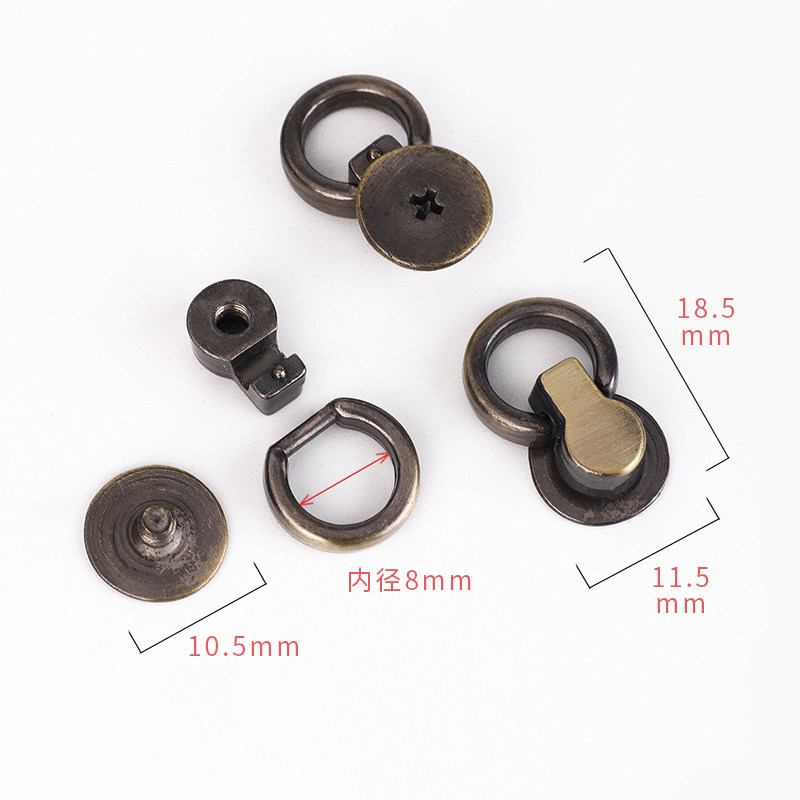 箱包侧环吊耳 手工皮具diy工具箱包五金配件挂钩活动吊耳挂扣钩扣,淘宝优惠券,粉丝福利购,淘宝优惠卷