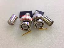 Precision 50 Ohm BNC male head pure copper oscilloscope Q9 joint BNC-J-3 cold pressure quality BNC male joint