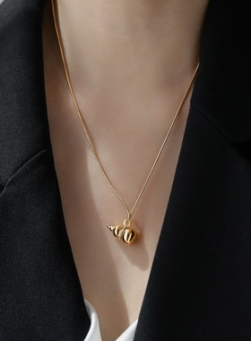 洗澡不用摘小众设计感18K