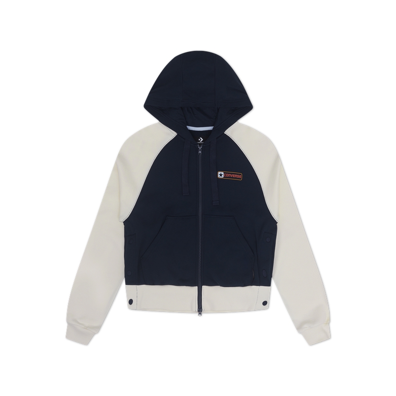 CONVERSE匡威官方 拉链连帽上衣复古女外套10028461 - 图1