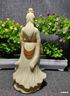 象牙果九尾狐大摆件 狐狸娘娘家居客厅玄关装饰工艺品