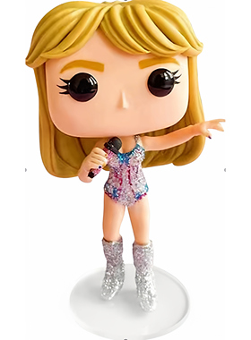 大头娃娃摆件家居客厅书房桌面摆件装饰跨境新品泰勒斯威夫特树脂