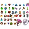 European and American magic style icon iocn equipment skill ring gift bag necklace game art design reference material