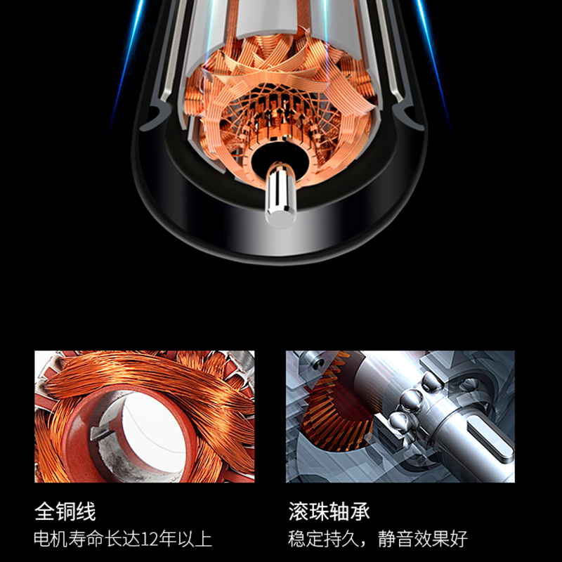 小型轴流风机220V静音强力工业散热配电箱机柜排气扇排风扇4寸8寸 - 图1