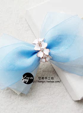 淑女风雪纱头饰森系发圈新品