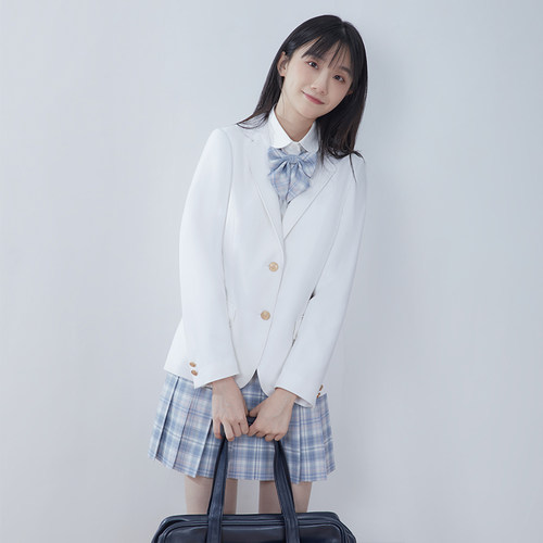 中牌制服馆 西服秋冬外套基础款原创JK制服英伦秋冬百搭多色西服 - 图1