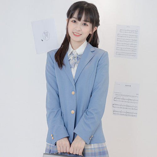 中牌制服馆 西服秋冬外套基础款原创JK制服英伦秋冬百搭多色西服 - 图3