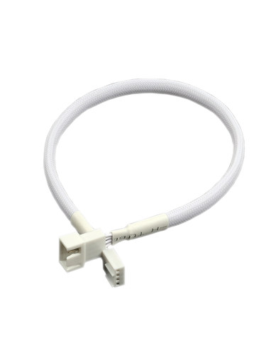 白色主板4针 4pin 机箱风扇 CPU风扇包网30CM 4pin风扇温控延长线 - 图2