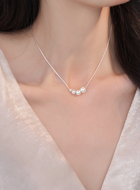 Z小姐925银施家珠珠项链