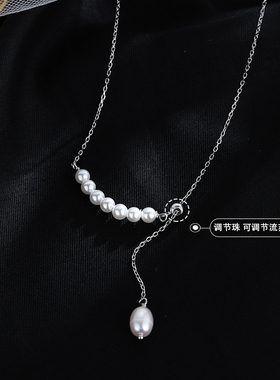 【Z小姐】珠珠项链女夏纯银
