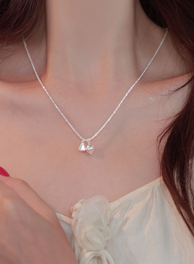 Z小姐925银铃兰花满天星项链