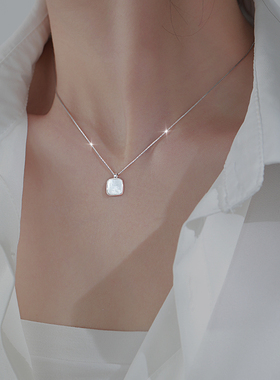 Z小姐贝壳925纯银女项链