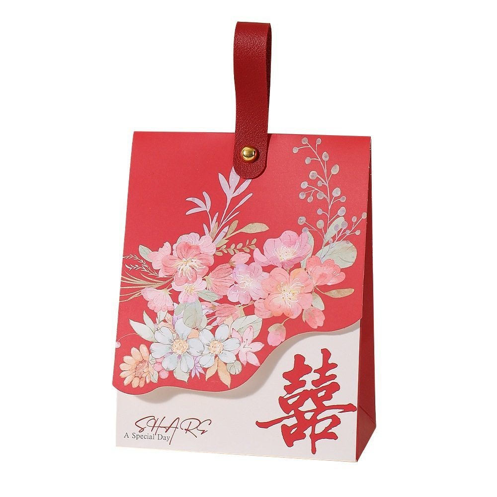 喜糖盒子结婚中式喜糖伴手礼盒新款糖果空盒子婚礼糖袋大号包装盒,淘宝优惠券,粉丝福利购,淘宝优惠卷