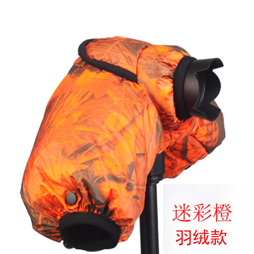 佰卓 羽绒微单防寒罩 微单相机保温套防寒摄影佳能M6 M10 M50 M100索尼A6400 A6300 A6500 A7M2 M3 A9保暖套 - 图1