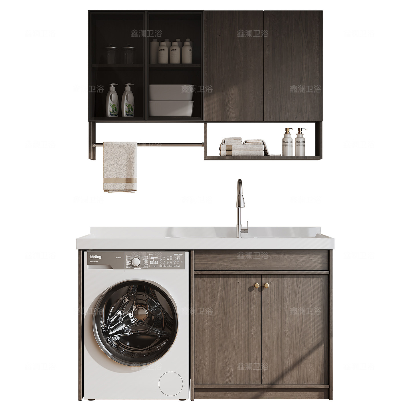 全铝蜂窝铝防水防晒洗衣机阳台一体柜组合洗手盆带搓板洗衣盆伴侣,淘宝优惠券,粉丝福利购,淘宝优惠卷