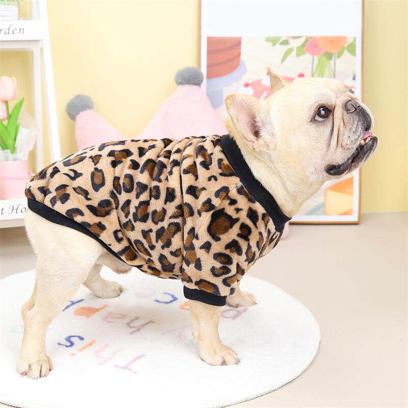 中型犬衣服冬装加厚法兰绒泰迪金毛斗牛狗法斗睡衣英斗巴哥八哥 - 图2