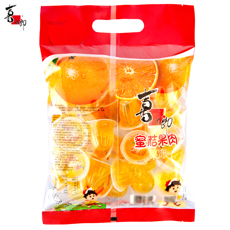 喜之郎果味果冻30包多口味什锦吸吸果冻零食整箱年货批发