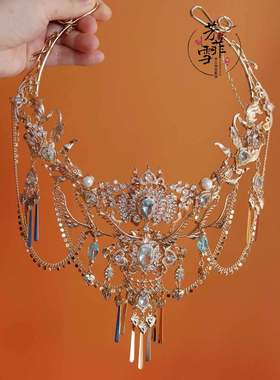 芳菲雪女多流苏长款保色铜异域风