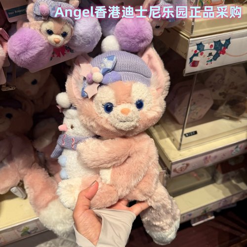 香港迪士尼 2025冬日版限定olu玲娜贝儿星黛露卡毛绒公仔挂件玩偶 - 图1