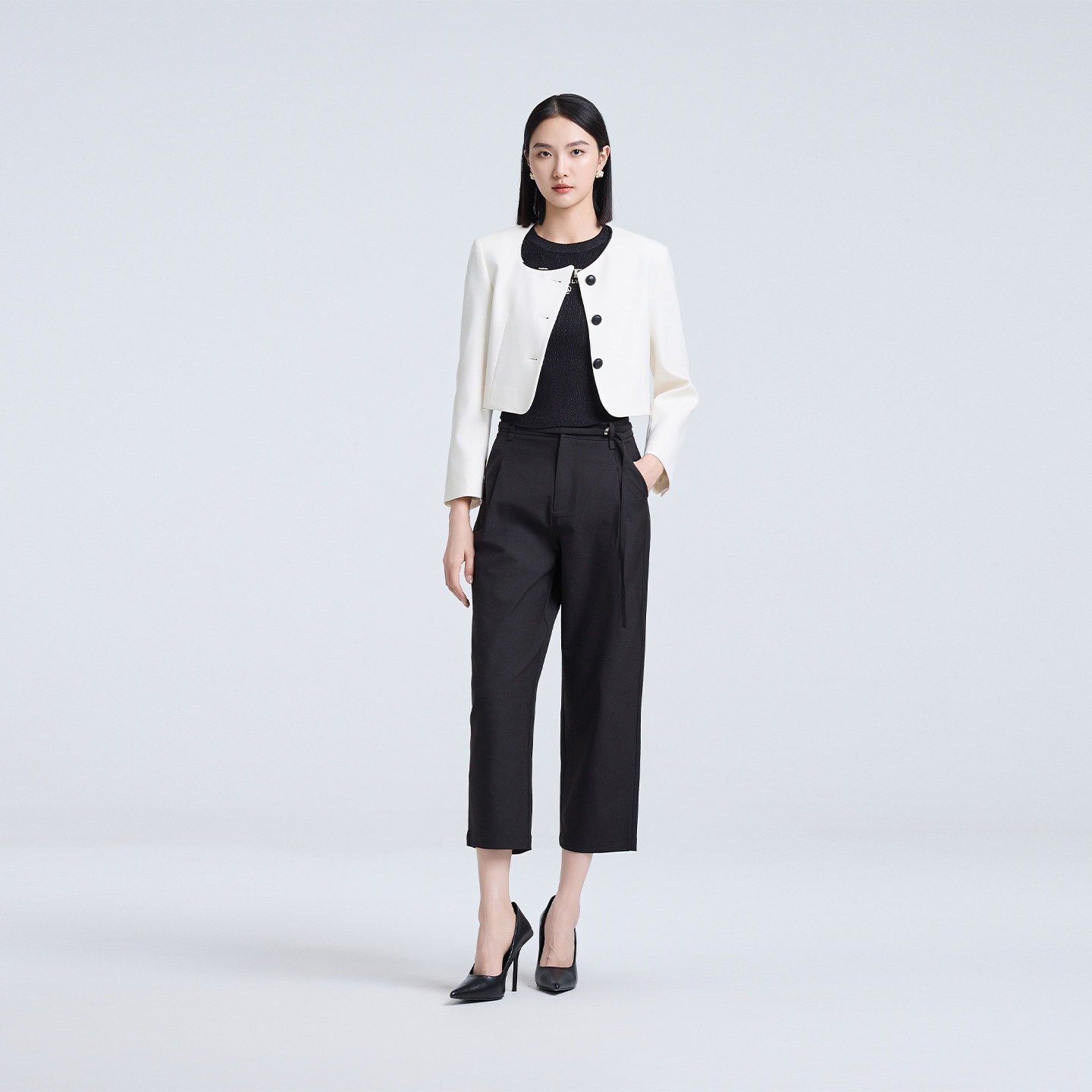 恩瑞妮专柜同款2025秋季新款时尚百搭显瘦气质淑女短外套女上衣,淘宝优惠券,粉丝福利购,淘宝优惠卷