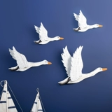 Сад твердый древесина лебедя, стена украшения стены стены настенные настенные крыльца