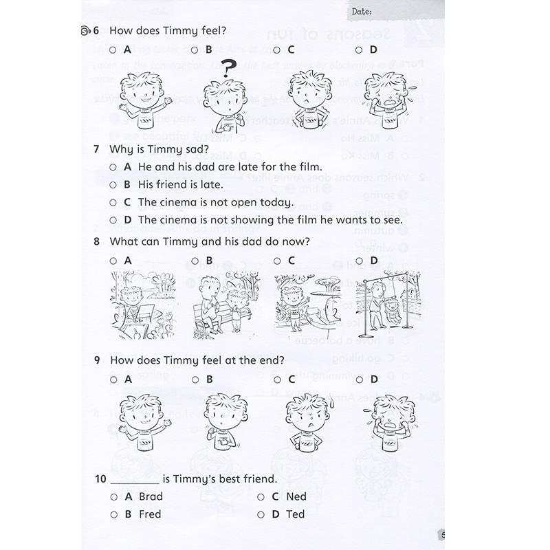 进口原版香港少儿小学英语学习主教材 Oxford Ready 2B听说练习册牛津大学出版社二年级下册听说练习册生活化实用语境学习-图3