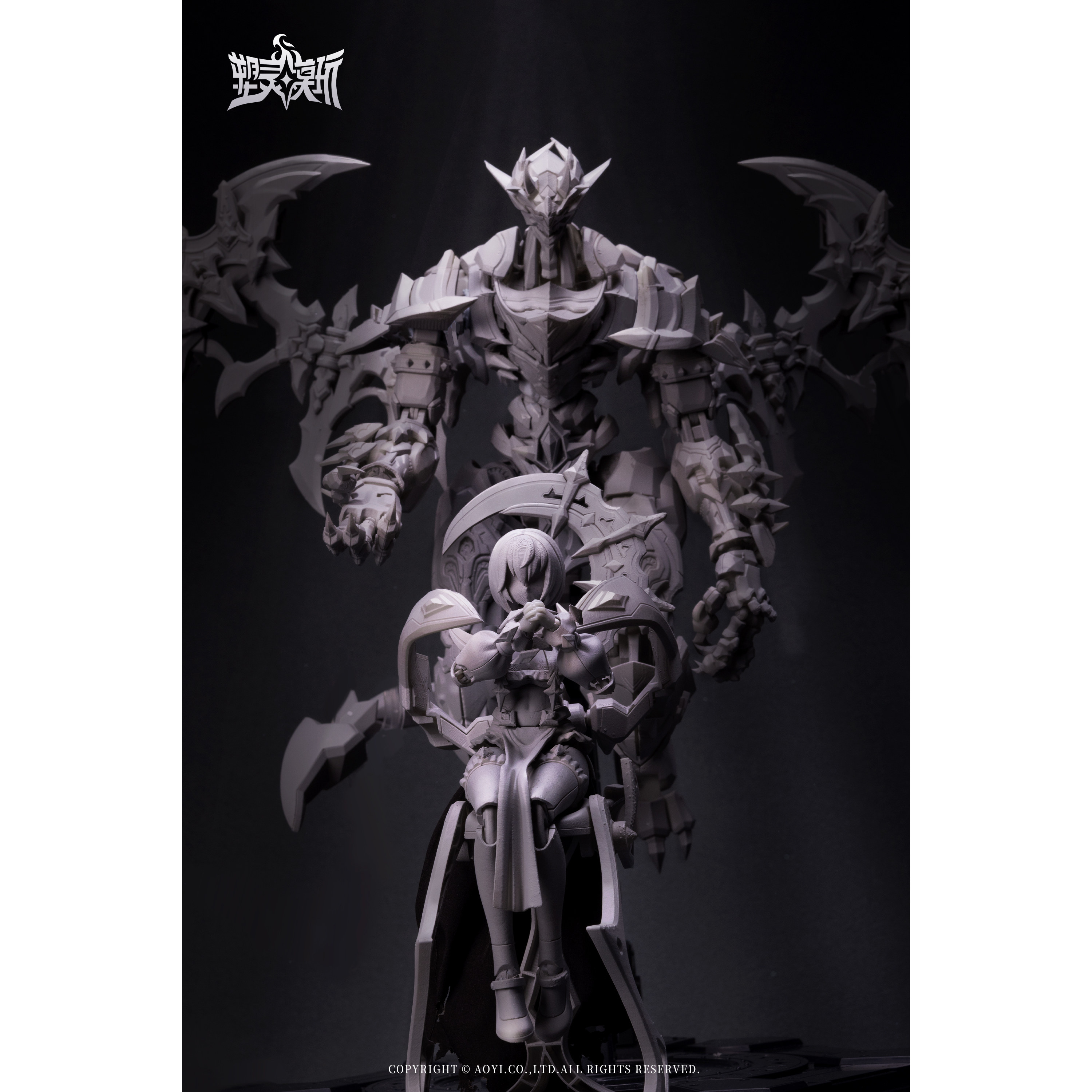 先行预定定金  塑灵模玩 罪斥黑月 机娘 国创 1/12 拼装可动模型,淘宝优惠券,粉丝福利购,淘宝优惠卷