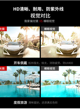 德国精工看水底钓鱼变色偏光墨镜