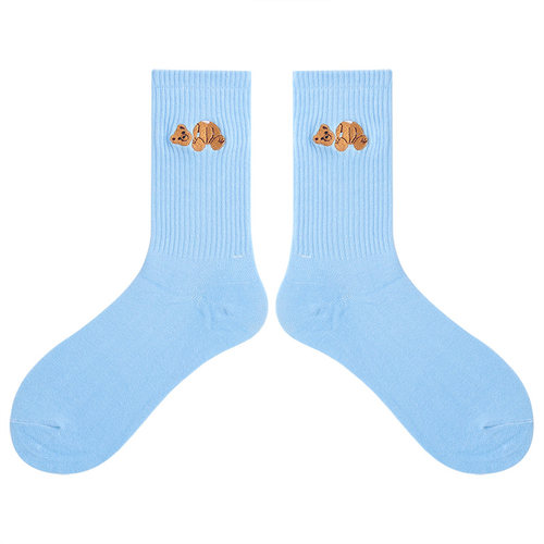 会起球的袜子 中筒潮袜男女个性情侣袜ins潮街头长袜 - 图3