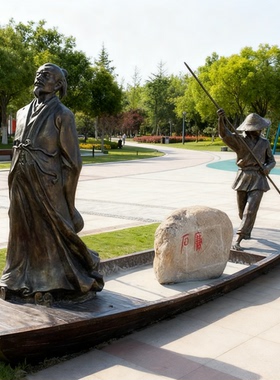 文化石公园户外大型雕像定制