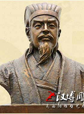古代玻璃钢艺术风人物雕塑定制