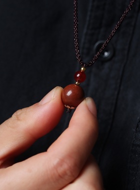 古法五行合香珠项链吊坠