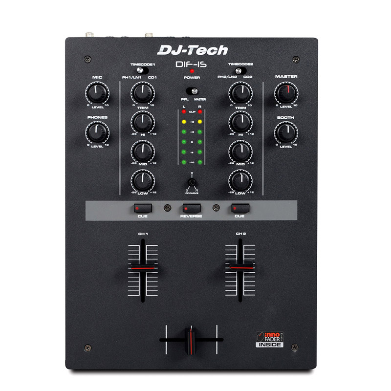 DJ-Tech DIF-1S scratch mixer搓盘混音台打碟机Inno Fader横推 - 图0