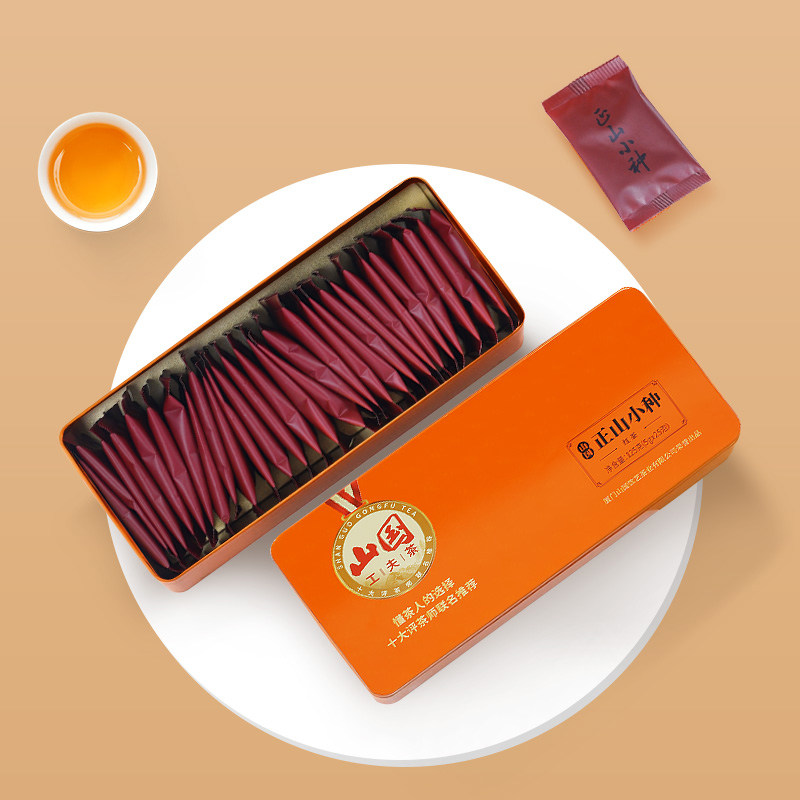 山国工夫茶畅享正山小种红茶礼盒装【2罐】