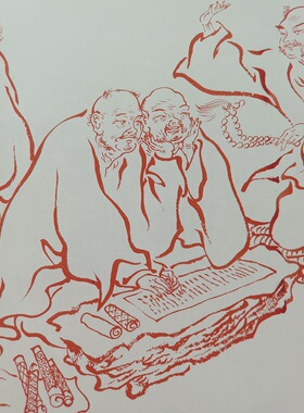 国画弘一法师李叔同欧美斯文化