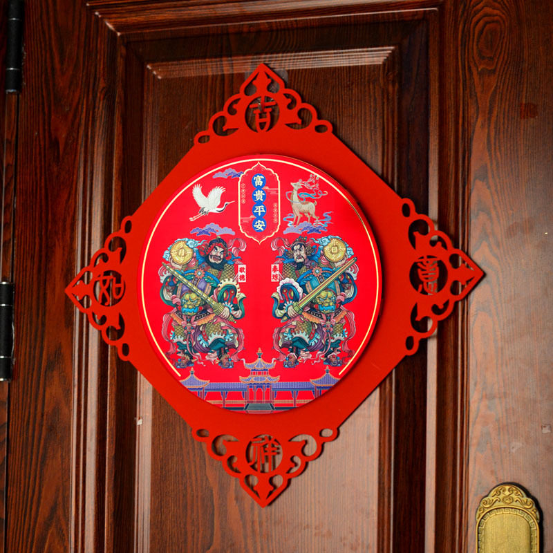 单门门神门贴金箔立体浮雕秦叔宝尉迟恭武将楼房防盗门神秦琼敬德,淘宝优惠券,粉丝福利购,淘宝优惠卷