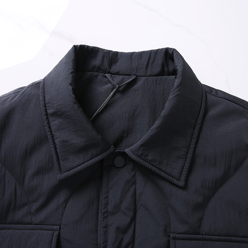 冬季新款复古潮牌胖子男装翻领衬衫轻薄款羽绒服男加肥加大码外套,淘宝优惠券,粉丝福利购,淘宝优惠卷