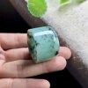 24mm floating flower jade ring for men, jade ring