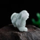 Three-dimensional zodiac dog pendant natural jade