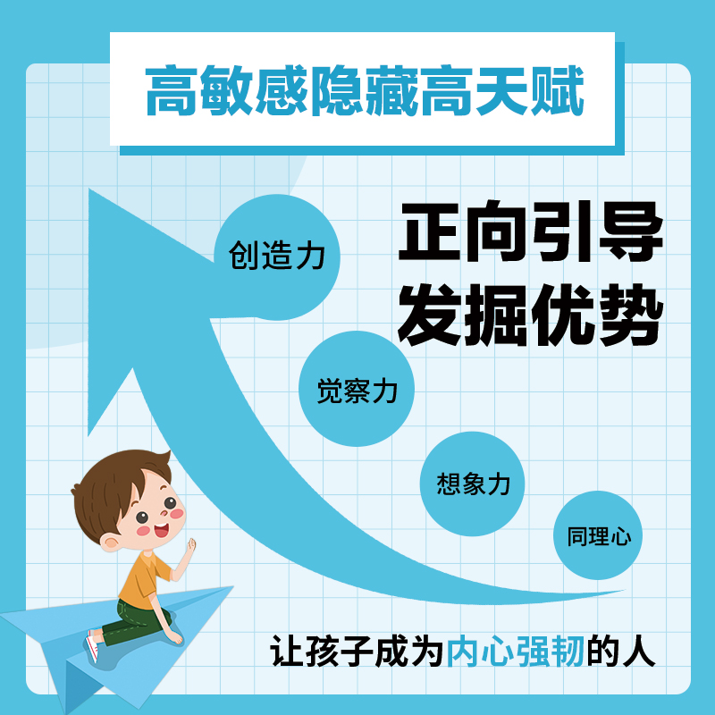 当当网 高敏感孩子的内心世界 当当专享高敏感随测卡 捕捉儿童敏感期儿童心灵性格养成天赋发掘亲子成长家庭教育畅销书正面管教 - 图0