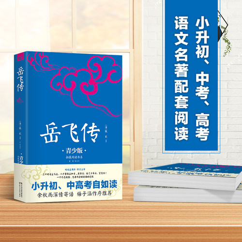 当当网 正版原著满江红岳飞传精忠报国小学生青少年插图版课外阅读书籍传统文化名著儿童文学英雄故事小学生励志故事古典名著阅读 - 图0