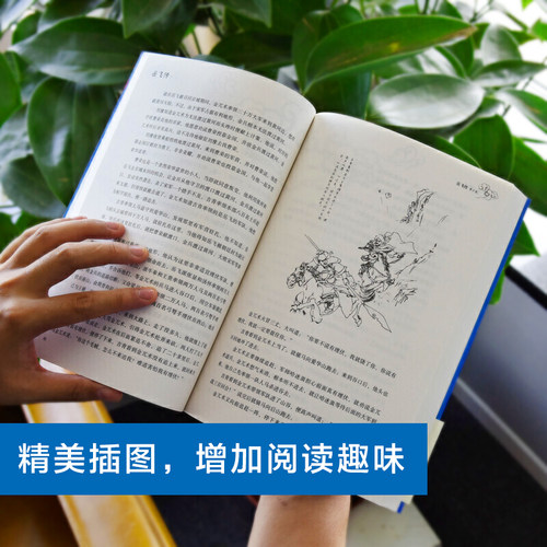 当当网 正版原著满江红岳飞传精忠报国小学生青少年插图版课外阅读书籍传统文化名著儿童文学英雄故事小学生励志故事古典名著阅读 - 图3