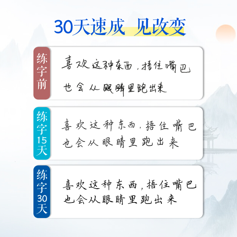 【当当网 正版书籍】华夏万卷字帖11本装 经典国学美文练字帖楷书教程版田英章书 硬笔书法学生成人钢笔字帖大学男女生临摹 - 图1