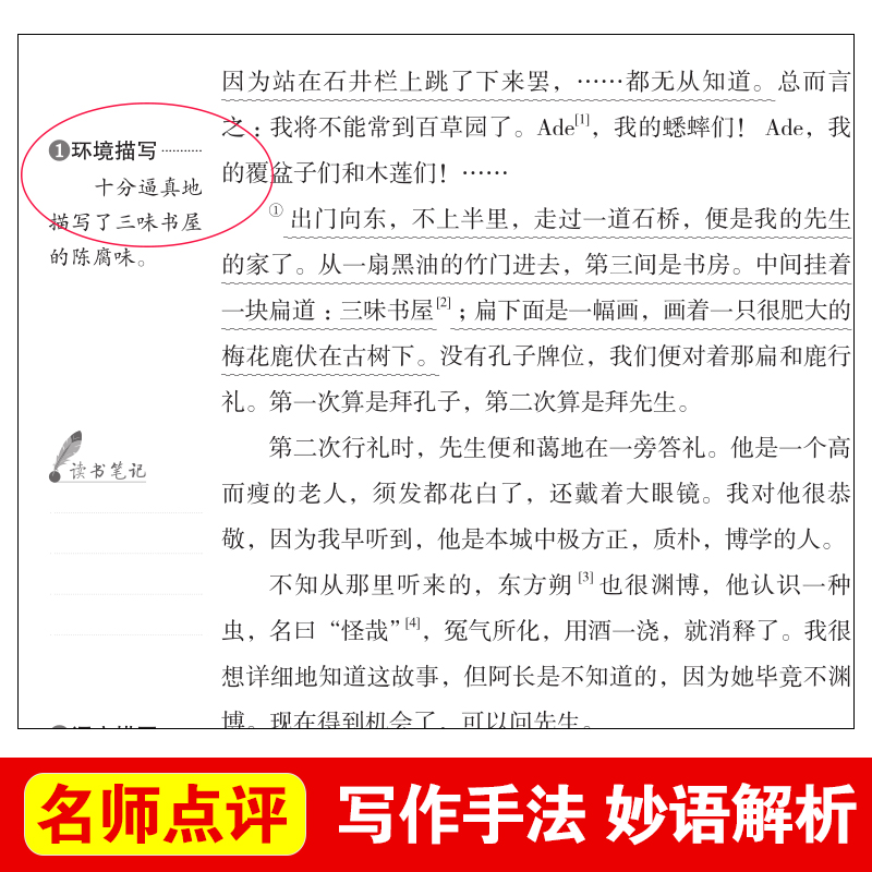 从百草园到三味书屋 鲁迅正版书籍 老师推荐 爱阅读教导读版中小学课外阅读丛书青少版（无障碍阅读 彩插本）当当网正版书籍 - 图2