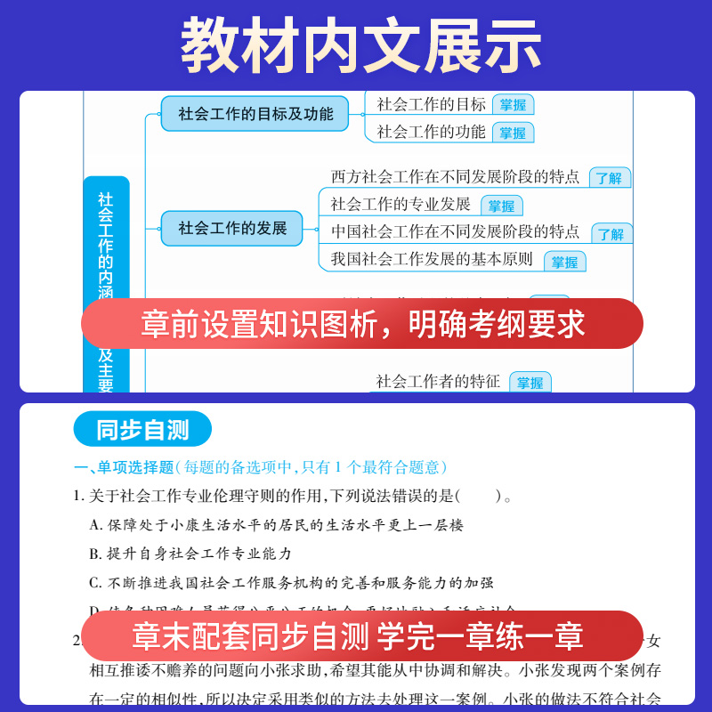 社工中级全国社会工作者中级2024职业水平考试教材社会工作实务综合能力法规与政策试卷历年真题详解与全真题库社工师网课2023视频 - 图1