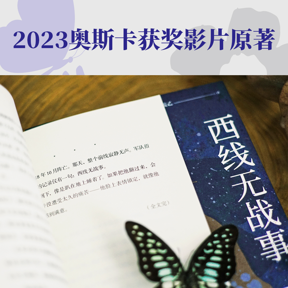 当当网 西线无战事 2023奥斯卡获奖影片原著 姜乙 悉达多人类群星闪耀时译者 - 图1